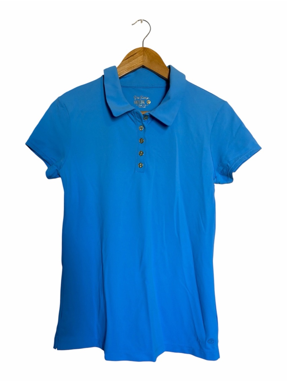 Lilly Pulitzer Short Sleeve Polo in Bright Blue size M